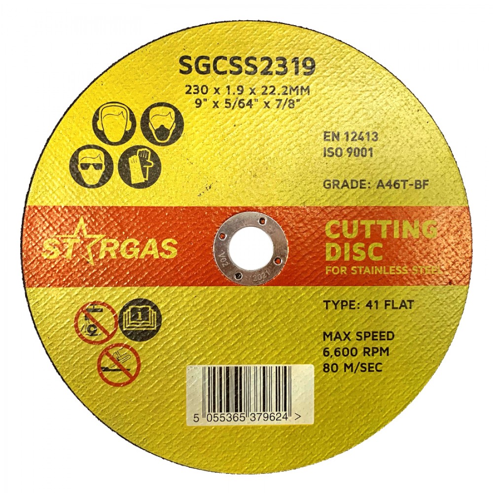 Stargas 9" Stainless Steel Cutting Discs